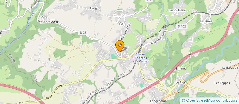 localisation de l'entreprise JCJ MACONNERIE  GROISY