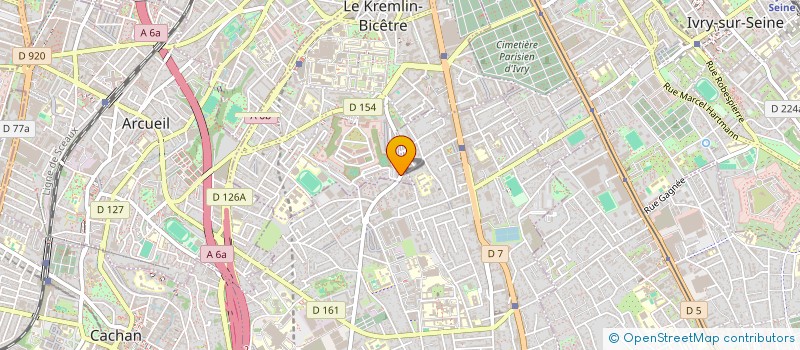 localisation de l'entreprise JCJ RENOVATION  LE KREMLIN-BICETRE