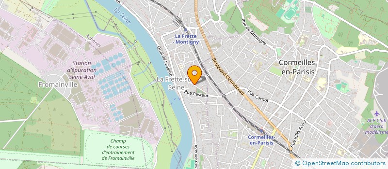 localisation de l'entreprise JCJC  LA FRETTE-SUR-SEINE