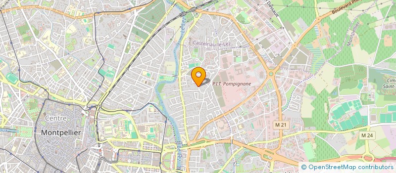localisation de l'entreprise JCJM à MONTPELLIER