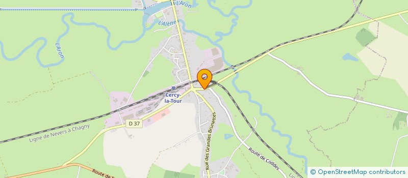 localisation de l'entreprise JCK 1895  CERCY-LA-TOUR