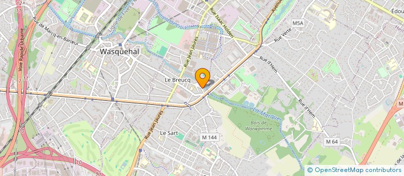 localisation de l'entreprise JCK à VILLENEUVE-D'ASCQ