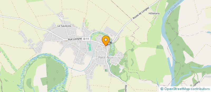 localisation de l'entreprise JCK  PETIT-NOIR