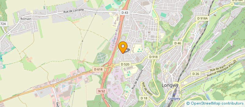 localisation de l'entreprise JCK  LONGWY