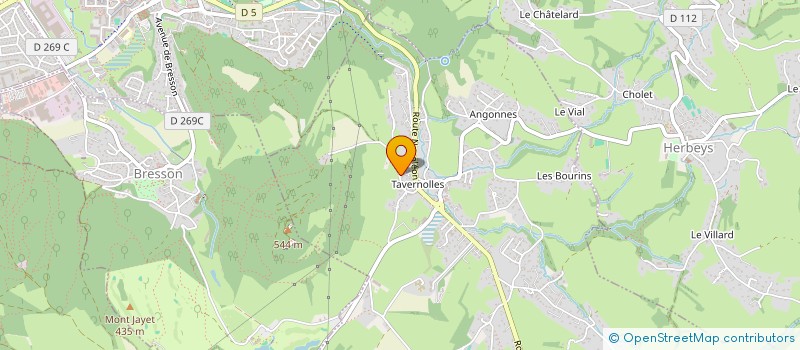 localisation de l'entreprise JCK ALPES à BRESSON