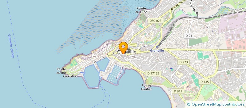 localisation de l'entreprise JCK ESTATE à GRANVILLE