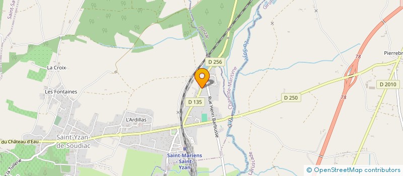 localisation de l'entreprise JCK PARCS ET JARDINS  SAINT-YZAN-DE-SOUDIAC