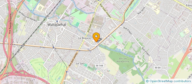 localisation de l'entreprise JCK-PRO à VILLENEUVE-D'ASCQ