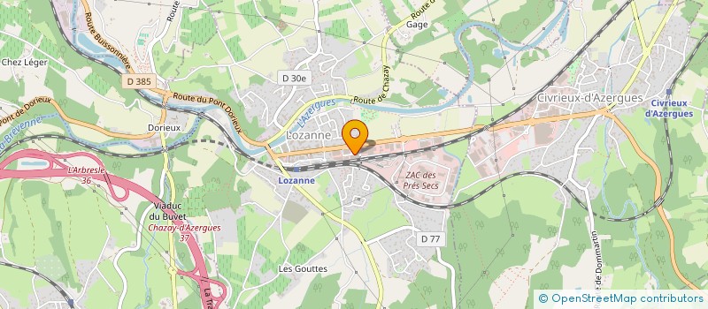 localisation de l'entreprise JCL  CHATILLON-SUR-CHALARONNE