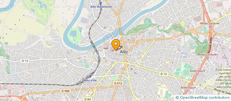 localisation de l'entreprise JCL à ALBI