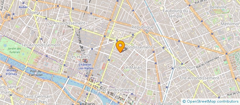 localisation de l'entreprise JCL  PARIS