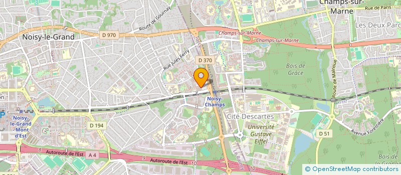 localisation de l'entreprise JCL  NOISY-LE-GRAND