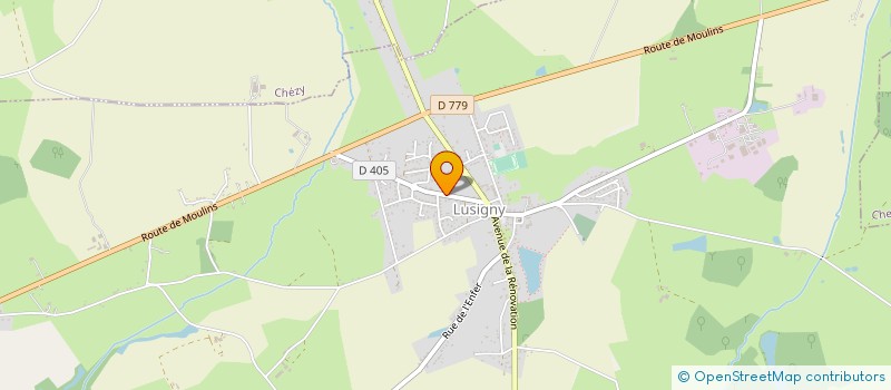localisation de l'entreprise JCL à LUSIGNY