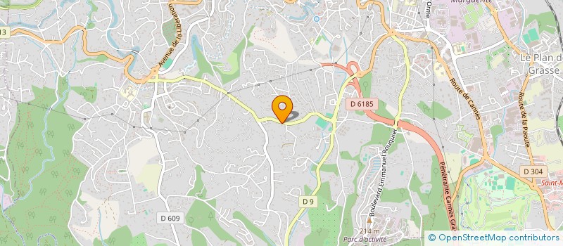 localisation de l'entreprise JCL à GRASSE
