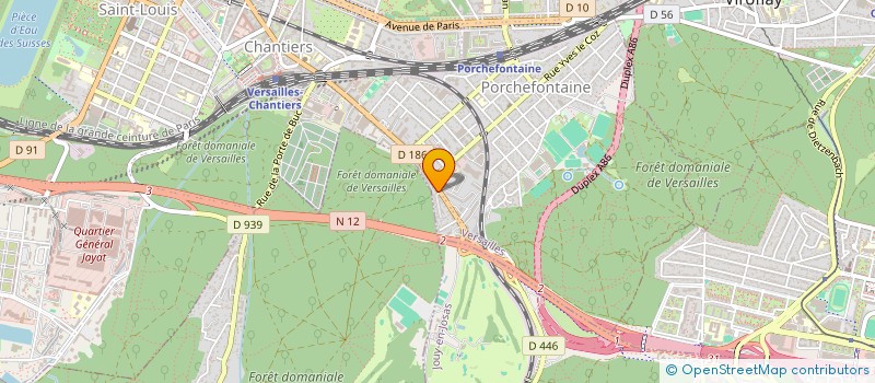 localisation de l'entreprise JCL à VERSAILLES