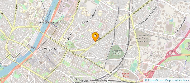 localisation de l'entreprise JCL CONSULTING à ANGERS