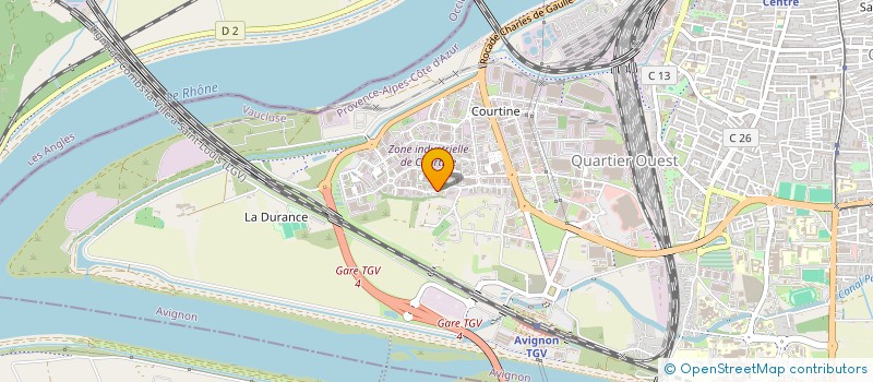 localisation de l'entreprise JCL DISTRIBUTION à AVIGNON