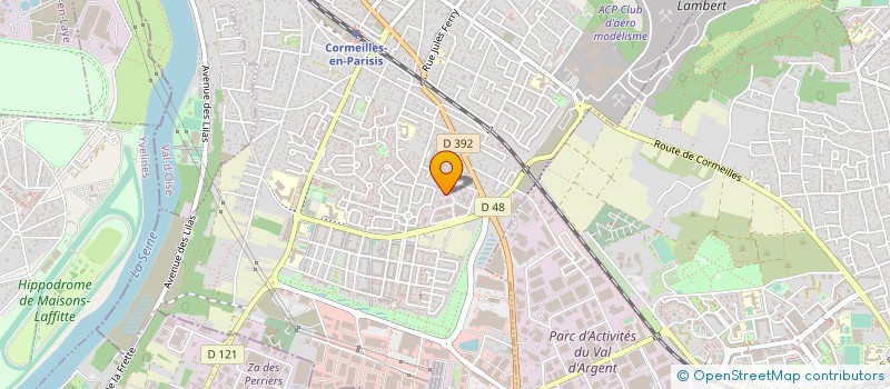 localisation de l'entreprise JCL EMBALLAGES  CORMEILLES-EN-PARISIS