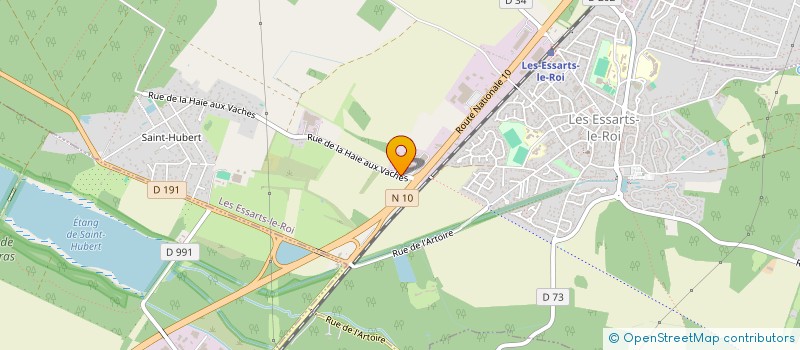 localisation de l'entreprise JCL FINANCES  LES ESSARTS-LE-ROI