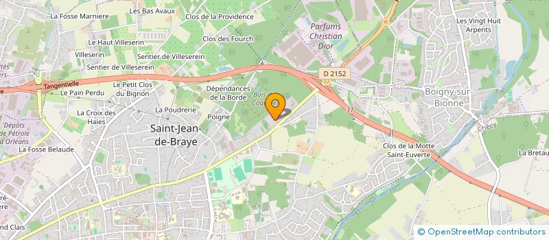 localisation de l'entreprise JCL FRANCE à SAINT-JEAN-DE-BRAYE