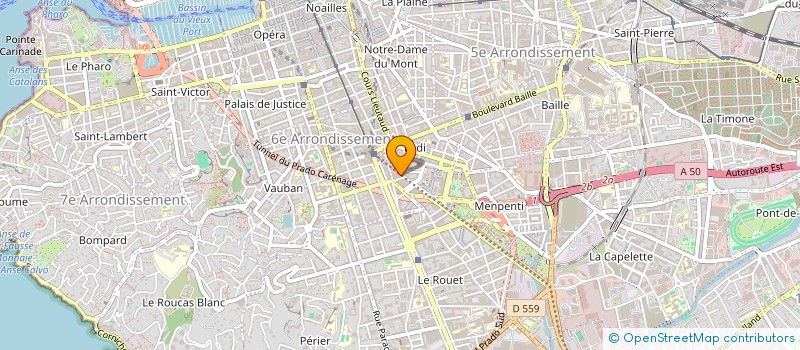 localisation de l'entreprise JCL HERVIN à MARSEILLE