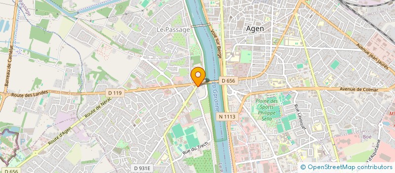 localisation de l'entreprise JCL MUSIQUE  LE PASSAGE