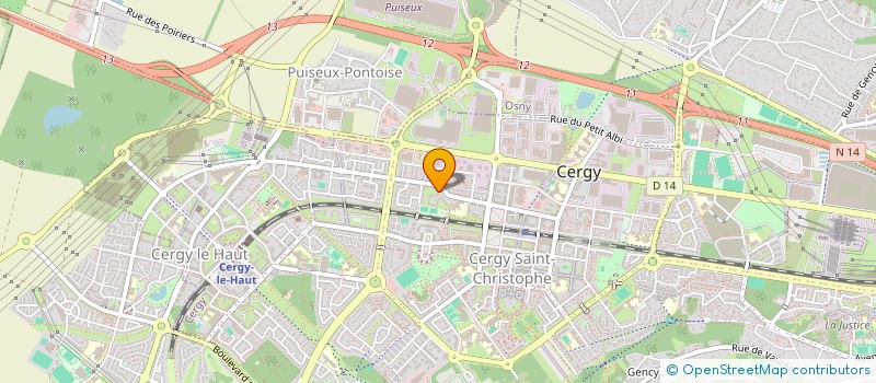 localisation de l'entreprise JCL PROMOTIONS à CERGY