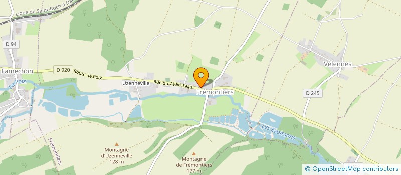 localisation de l'entreprise JCL RENOV  FREMONTIERS