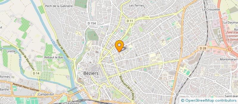 localisation de l'entreprise JCL8  BEZIERS