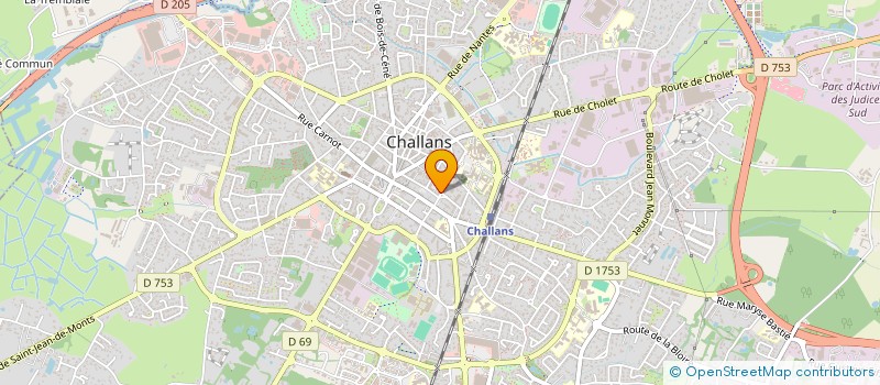 localisation de l'entreprise JCLC à CHALLANS