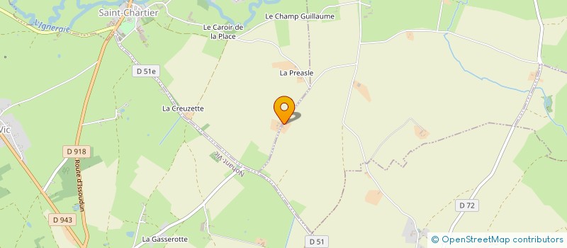 localisation de l'entreprise JCLIMATISATION à VERNEUIL-SUR-IGNERAIE