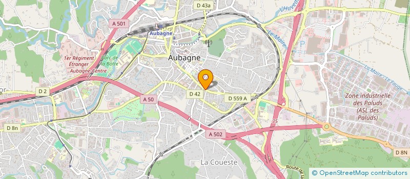 localisation de l'entreprise JCLL  AUBAGNE