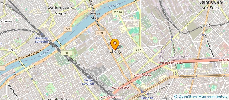 localisation de l'entreprise JCLR CONSEIL ET PATRIMOINE SARL à CLICHY