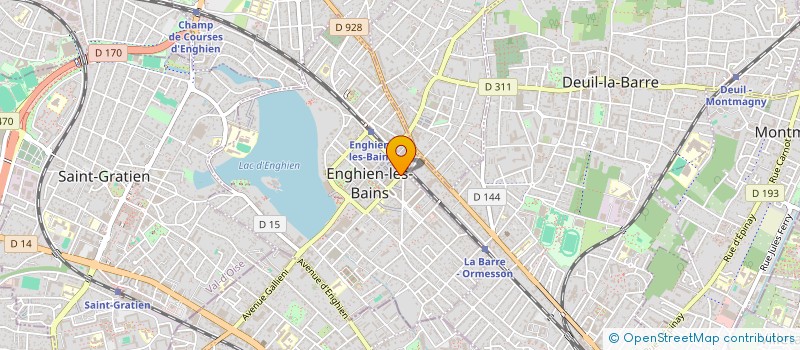 localisation de l'entreprise JCLRV IMMO  ENGHIEN-LES-BAINS