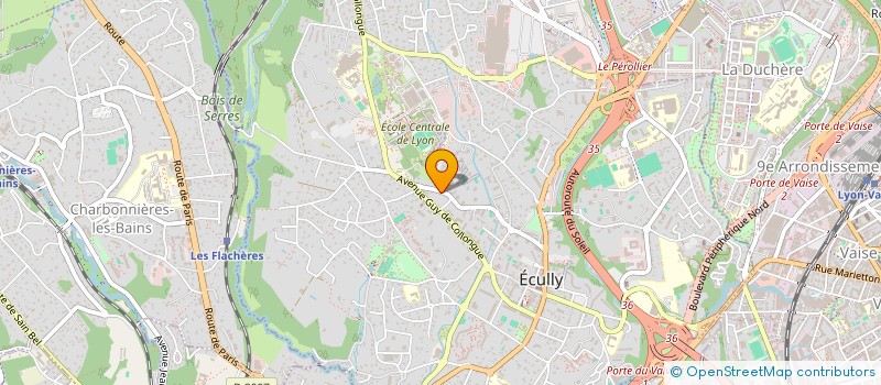 localisation de l'entreprise JCLS INVEST  ECULLY