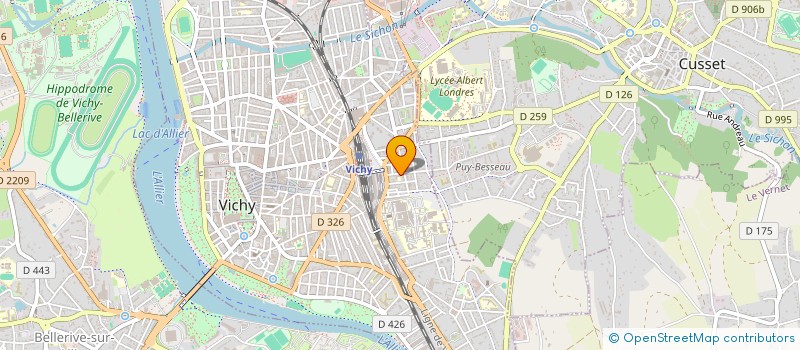 localisation de l'entreprise JCLVA à VICHY