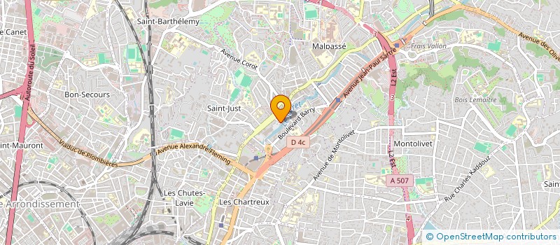 localisation de l'entreprise JCM à MARSEILLE