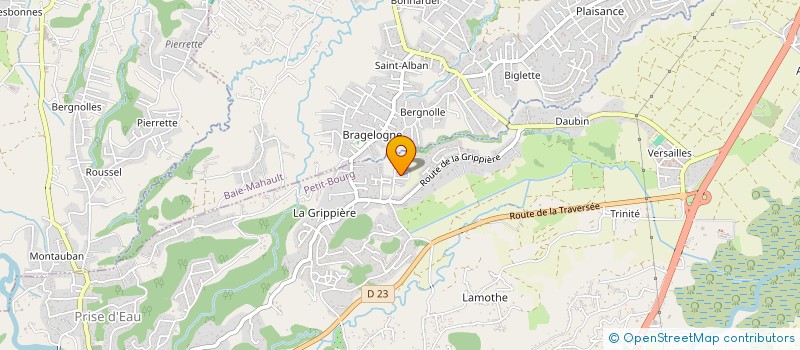 localisation de l'entreprise JCM à PETIT-BOURG