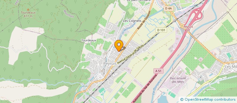 localisation de l'entreprise JCM  PEYRUIS