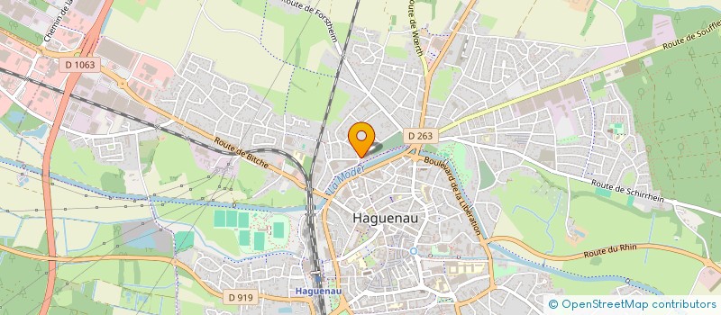 localisation de l'entreprise JCM à HAGUENAU