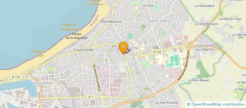 localisation de l'entreprise JCM  SAINT-MALO