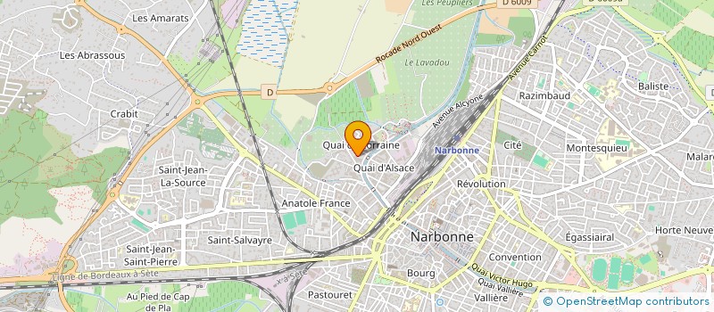 localisation de l'entreprise JCM COLL à NARBONNE