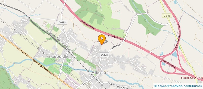 localisation de l'entreprise JCM CONSEIL  POEY-DE-LESCAR