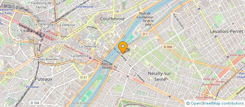 localisation de l'entreprise JCM CONSEIL à NEUILLY-SUR-SEINE