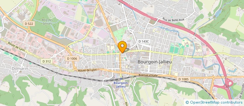 localisation de l'entreprise JCM CONSTRUCTIONS à BOURGOIN-JALLIEU