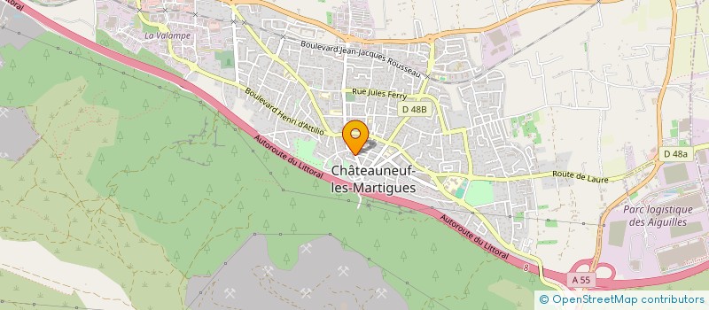 localisation de l'entreprise JCM CONSTRUCTIONS à CHATEAUNEUF-LES-MARTIGUES