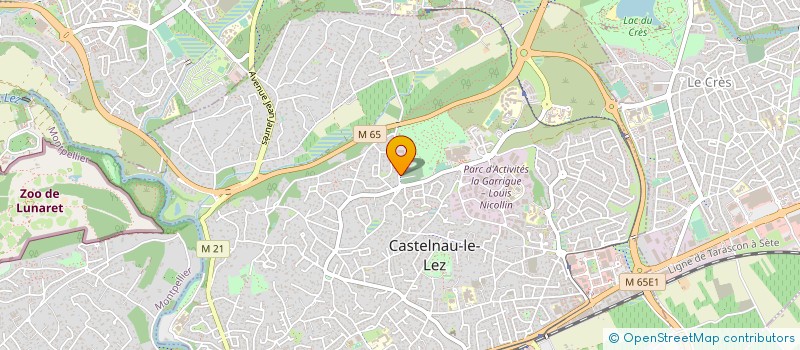 localisation de l'entreprise JCM DISTRIBUTION à CASTELNAU-LE-LEZ