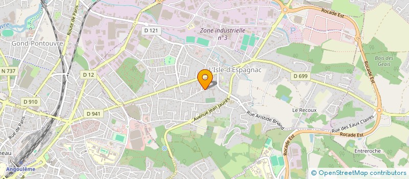 localisation de l'entreprise JCM DRIVING à L'ISLE-D'ESPAGNAC