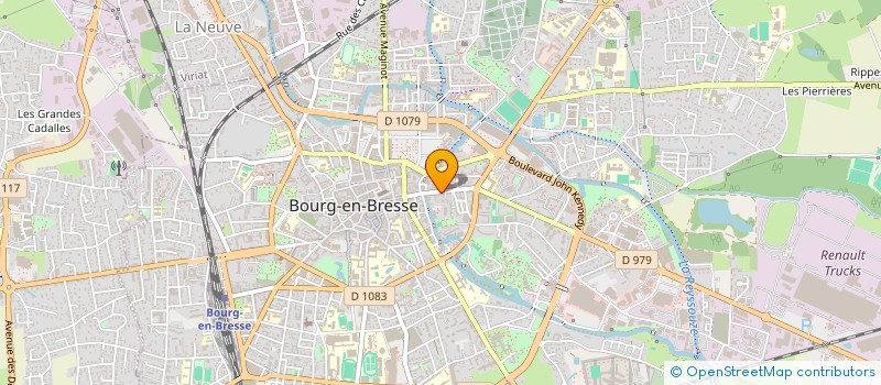 localisation de l'entreprise JCM ELEC à BOURG-EN-BRESSE