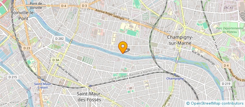 localisation de l'entreprise JCM EXPERTISE CONSEIL à CHAMPIGNY-SUR-MARNE